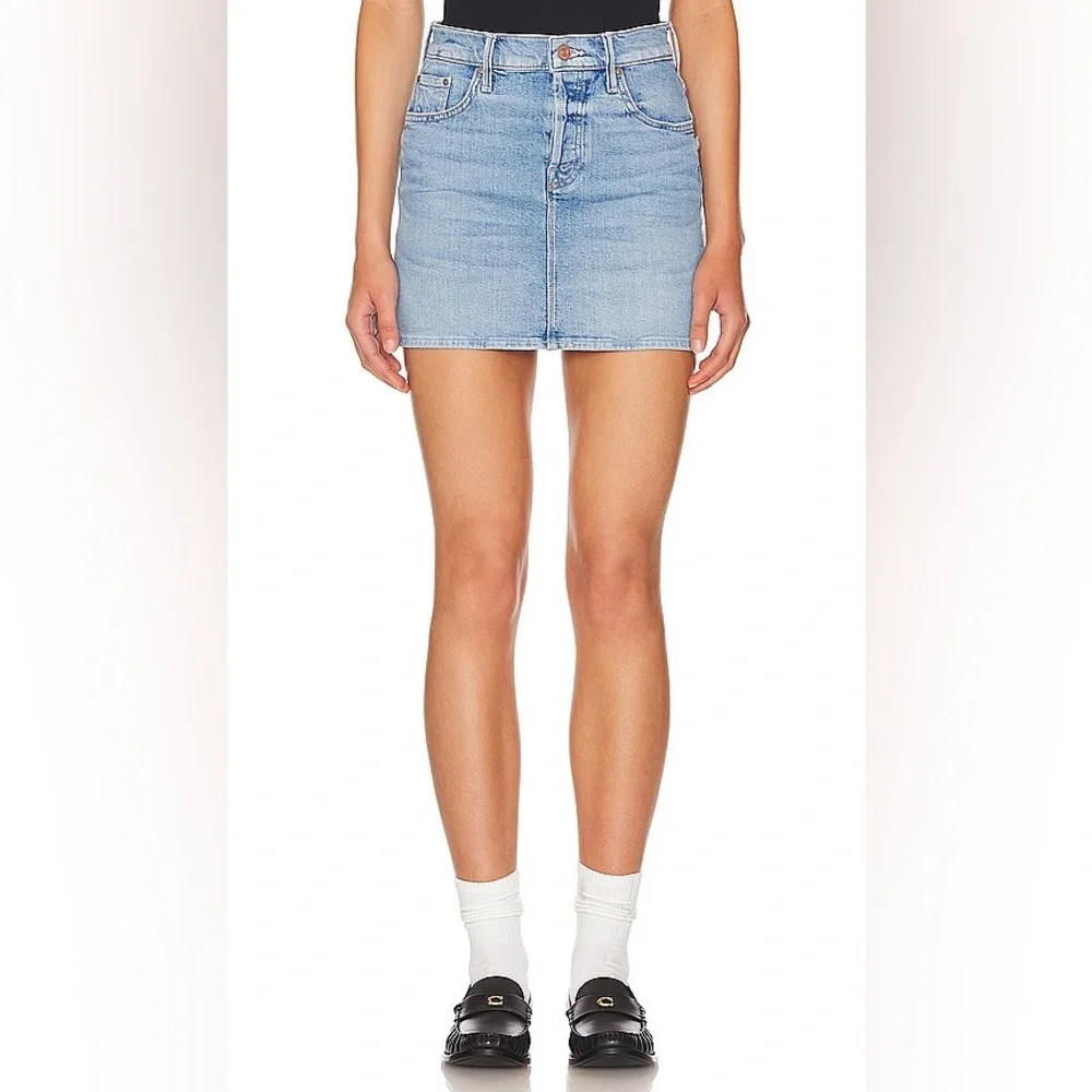 MOTHER The Vagabond Mini Skirt in Love On The Beat - Picture 1 of 6